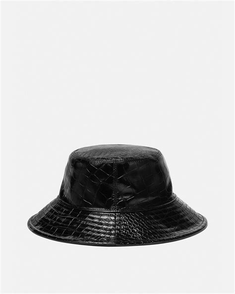 Versace Cappello Bucket Con Effetto Coccodrillo 